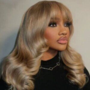 New 18" Brazilian Human Hair Wig - Runway Status!